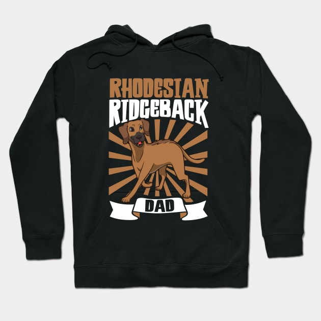 Rhodesian Ridgeback Dad - Rhodesian Ridgeback Hoodie by Modern Medieval Design